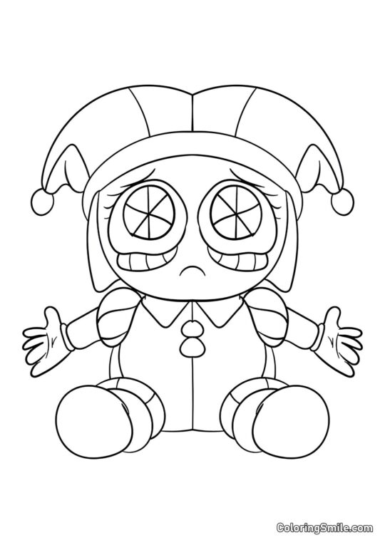 Pomni Cavernosa - Pagina da Colorare