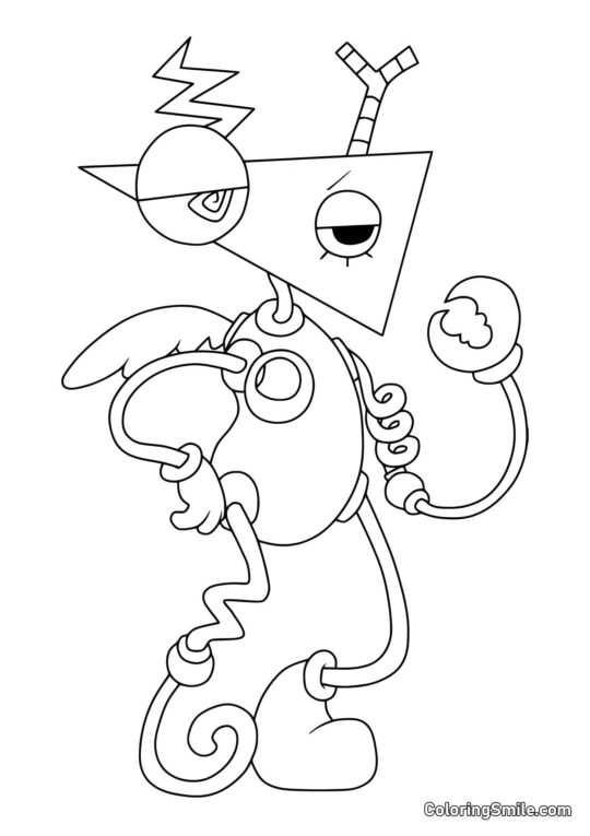 Zubl Lupo - Pagina da Colorare