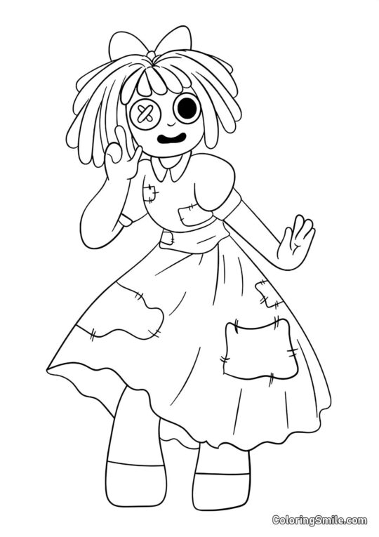 Ragata Ottimista - Pagina da Colorare