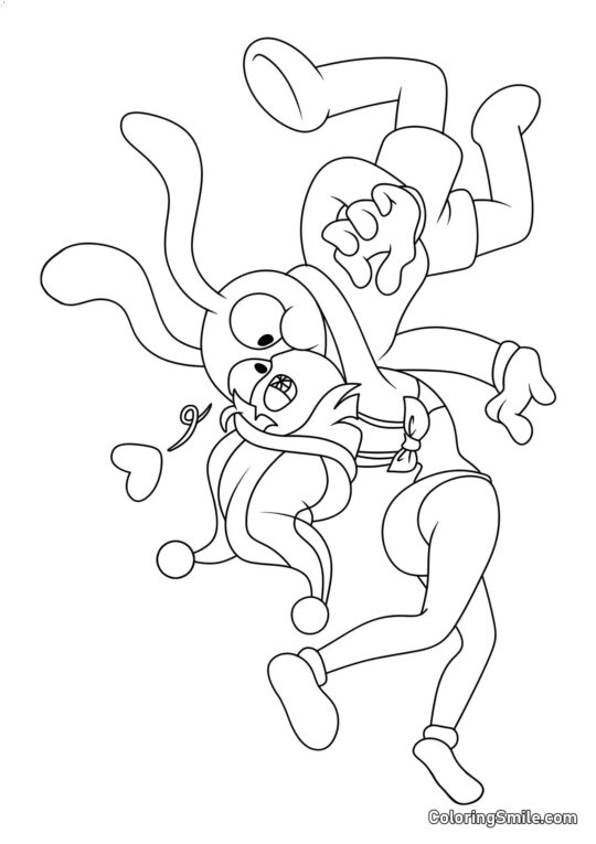 Pomni Celebra Jacks - Pagina da Colorare