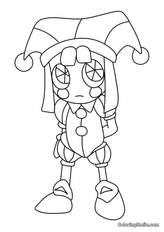 Pomni Bleedlitsa - Pagina da Colorare