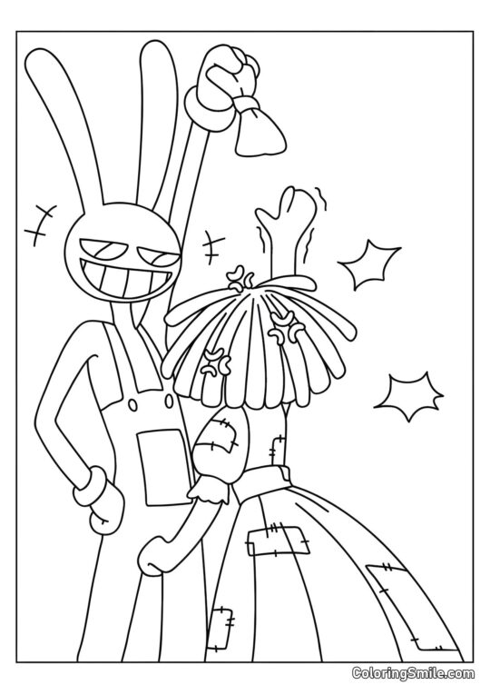 Jacks Svuota Ragata - Pagina da Colorare