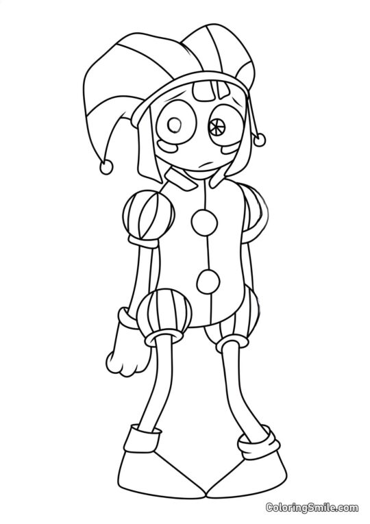 Pomni Ozadachennaya - Pagina da Colorare