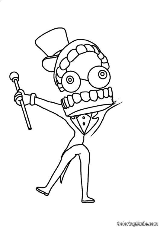 Keyn con Giallo - Pagina da Colorare