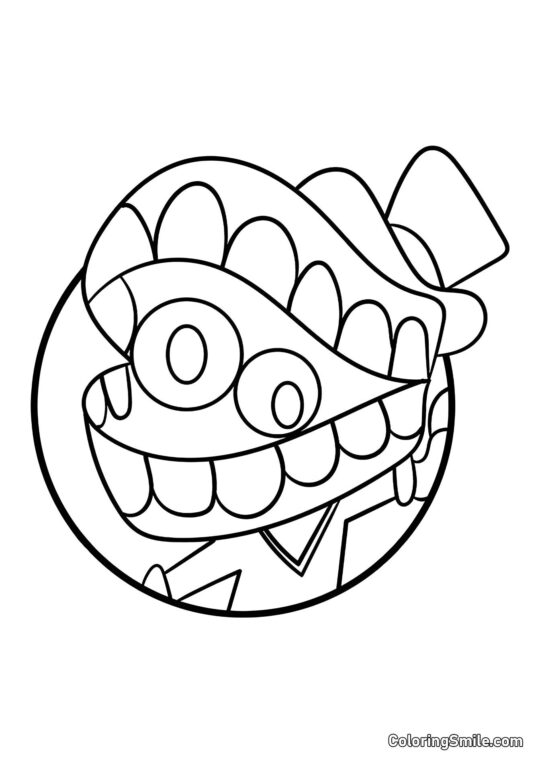 Ritratto di Keyn - Pagina da Colorare