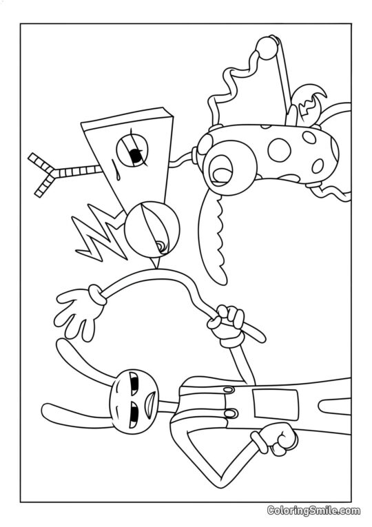 Jacks e Zubl - Pagina da Colorare