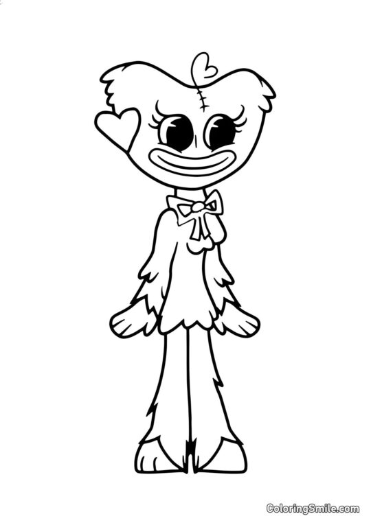 Carino mostro Kissy Missy Carino mostro Kissy Missy - Pagina da Colorare