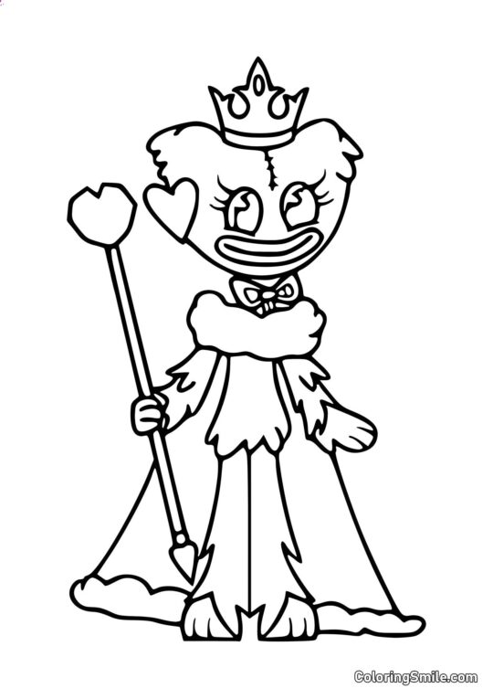 Regina Kissy Missy Regina Kissy Missy - Pagina da Colorare