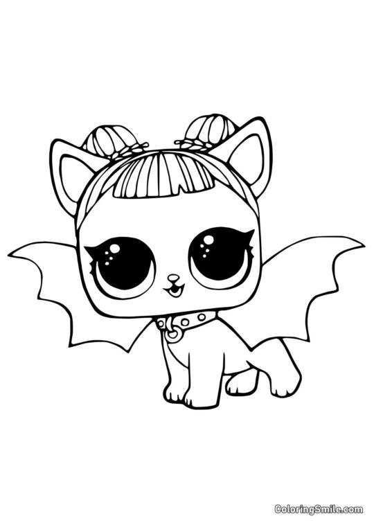 LOL cucciolo di cane Mezzanotte LOL cucciolo di cane Mezzanotte - Pagina da Colorare