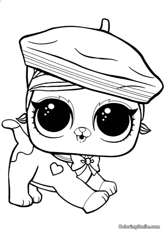 LOL animale allegro Fluffy LOL animale allegro Fluffy - Pagina da Colorare