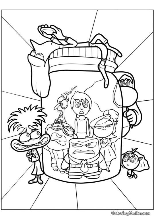 Nuove emozioni imbottigliate le vecchie - Pagina da Colorare