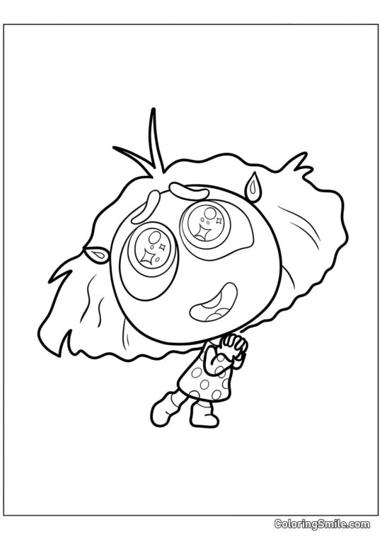 Carina Emozione Invidia - Pagina da Colorare