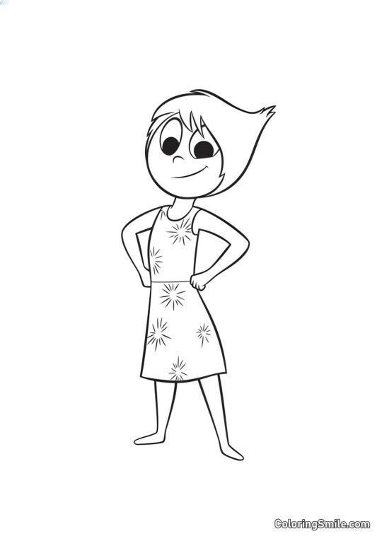 Gioia - Pagina da Colorare