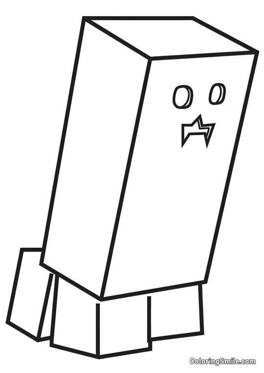 Creeper Verde Creeper Verde - Pagina da Colorare