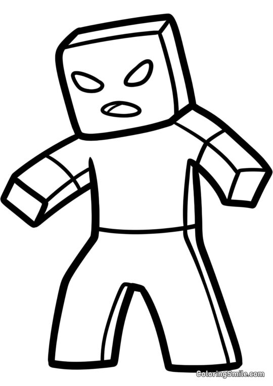 Zombie Malvagio Zombie Malvagio - Pagina da Colorare