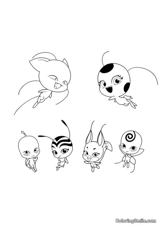 Kwami Kwami - Pagina da Colorare