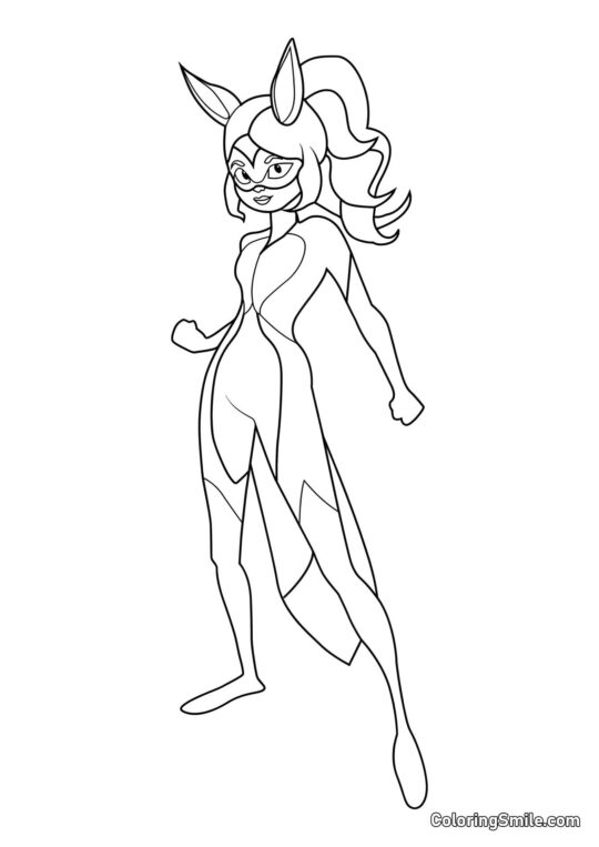 Rena Rouge a Pieno Lunghezza Rena Rouge a Pieno Lunghezza - Pagina da Colorare