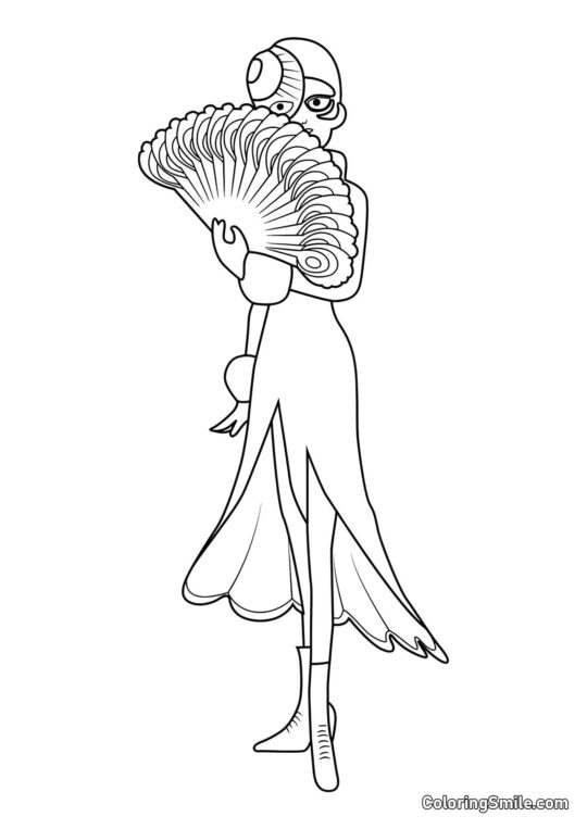 Mayura dalla Coccinella Mayura dalla Coccinella - Pagina da Colorare