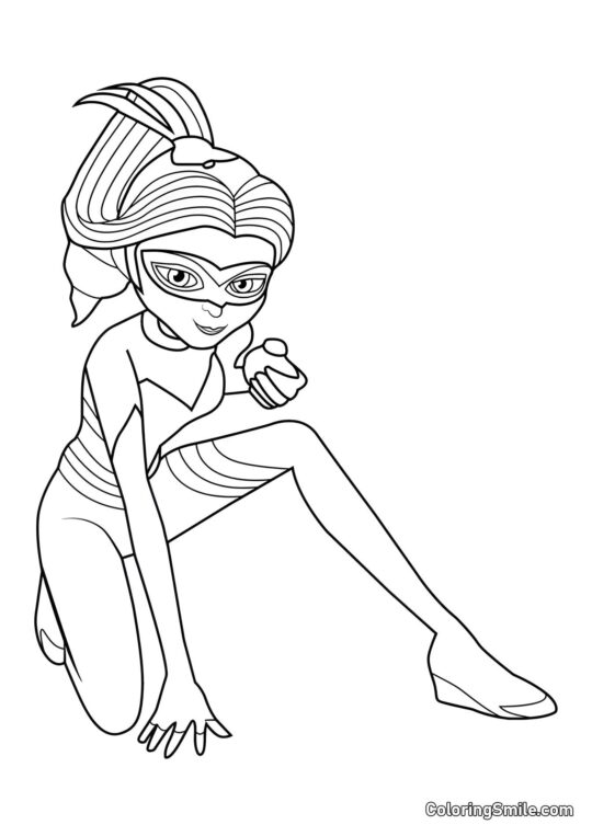 Chloe come Regina Bee Chloe come Regina Bee - Pagina da Colorare