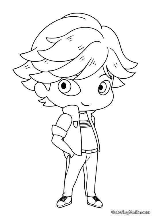 Baby Adrien Agreste Baby Adrien Agreste - Pagina da Colorare