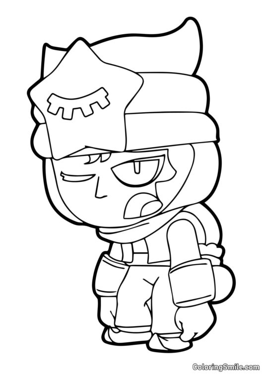 Sandy Brawl Stars - Pagina da Colorare