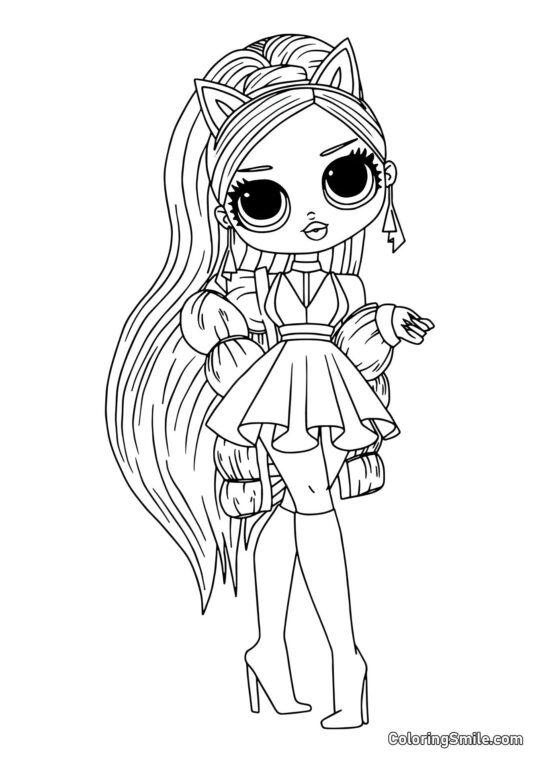 LOL OMG Grande Sorella Murr LOL OMG Grande Sorella Murr - Pagina da Colorare