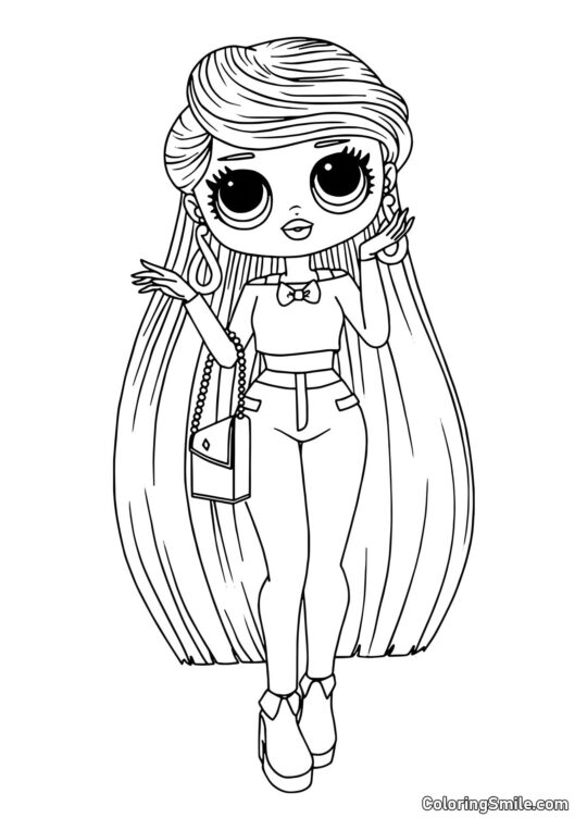 LOL OMG Ragazza Lara LOL OMG Ragazza Lara - Pagina da Colorare