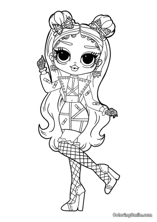 LOL OMG Bonni LOL OMG Bonni - Pagina da Colorare