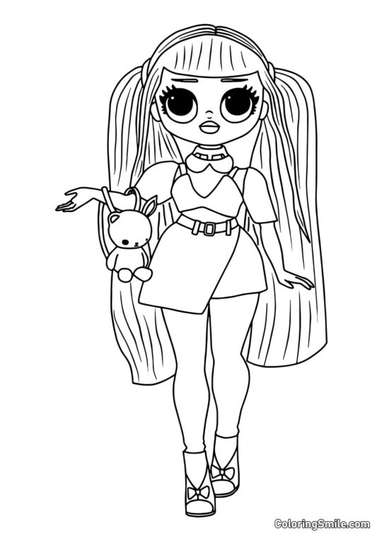 LOL OMG Dolce Caramello LOL OMG Dolce Caramello - Pagina da Colorare