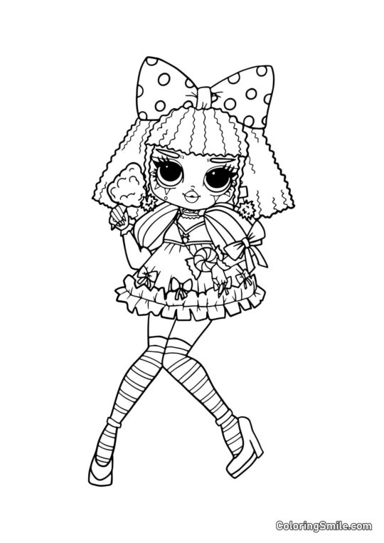 LOL OMG Trixsta LOL OMG Trixsta - Pagina da Colorare