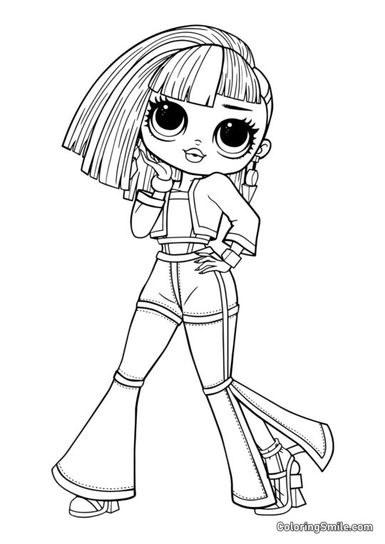 Angles LOL OMG Luci Angles LOL OMG Luci - Pagina da Colorare