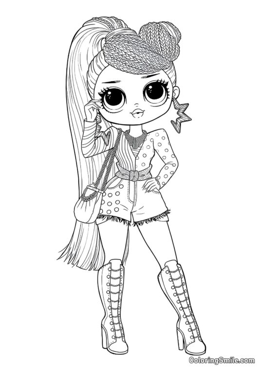 LOL OMG Miss Indipendenza LOL OMG Miss Indipendenza - Pagina da Colorare