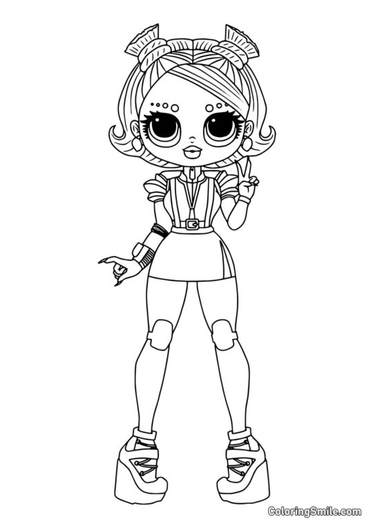 LOL OMG Baby Stellar LOL OMG Baby Stellar - Pagina da Colorare