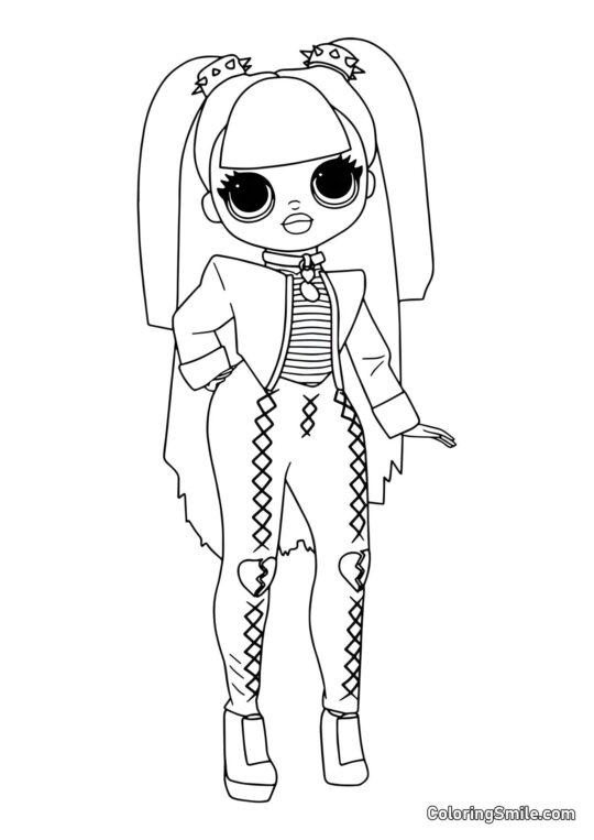 Spicy LOL OMG Danza Spicy LOL OMG Danza - Pagina da Colorare