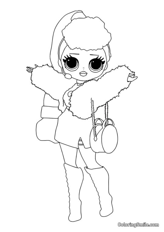 LOL OMG Grande Sorella Lady Diva LOL OMG Grande Sorella Lady Diva - Pagina da Colorare