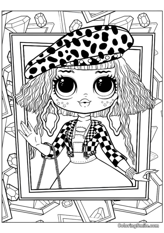 LOL OMG Neonlicious in Cornice LOL OMG Neonlicious in Cornice - Pagina da Colorare