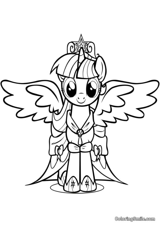 Principessa Sparkle Principessa Sparkle - Pagina da Colorare