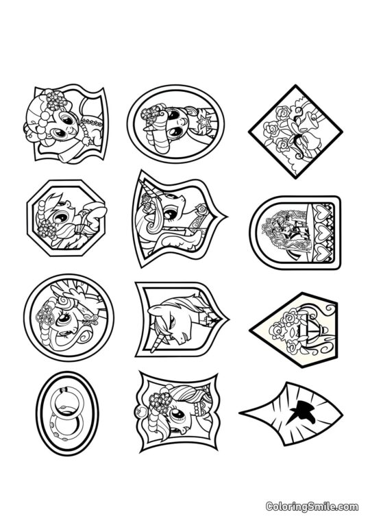 L’amicizia è Magia L’amicizia è Magia - Pagina da Colorare