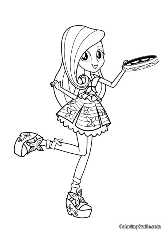 Fluttershy da Equestria Fluttershy da Equestria - Pagina da Colorare