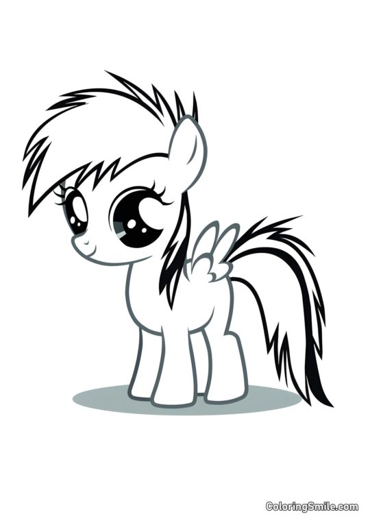 Rainbow Dash Rainbow Dash - Pagina da Colorare