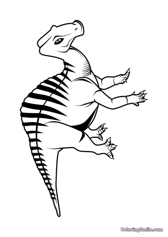 Ouranosaurus - Pagina da Colorare