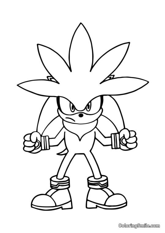 Riccio Silver Riccio Silver - Pagina da Colorare