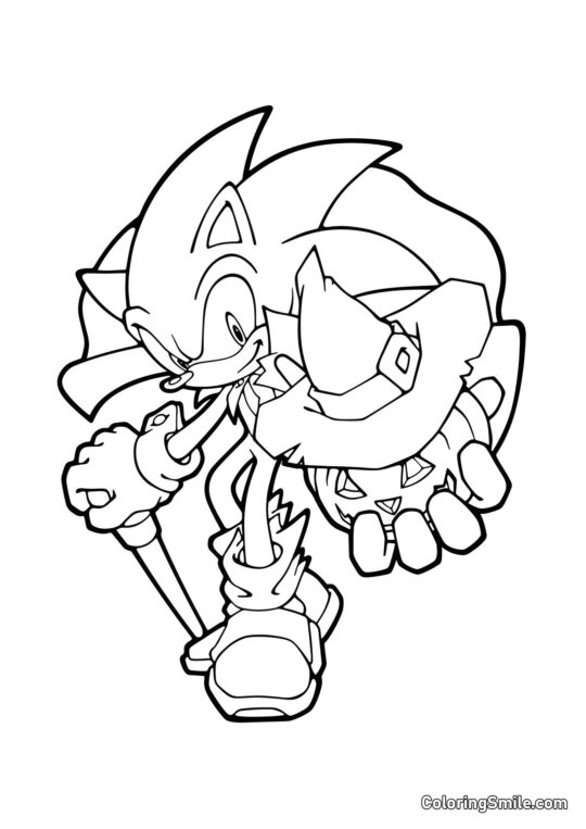 Halloween Sonic Halloween Sonic - Pagina da Colorare