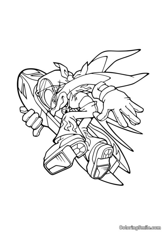 Onda di Rondine Onda di Rondine - Pagina da Colorare