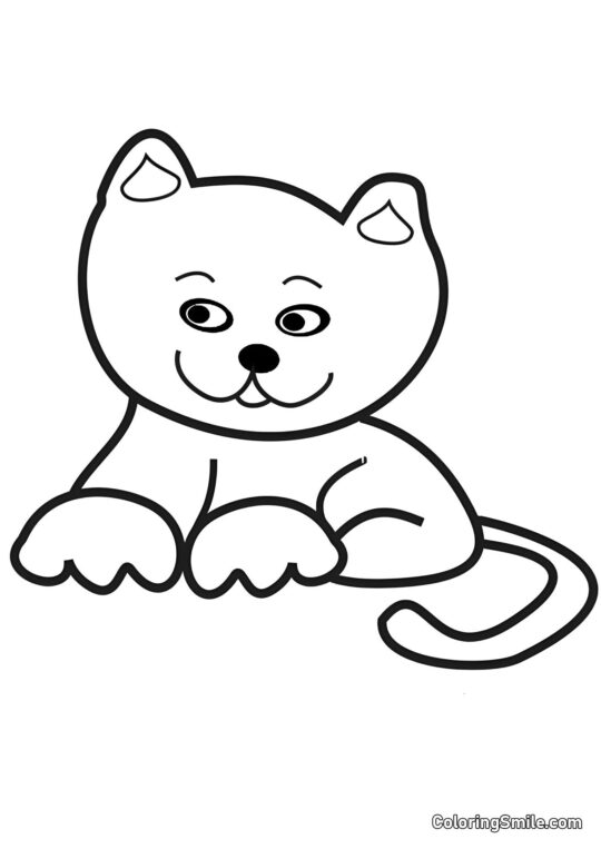 Gatto Furbo - Pagina da Colorare