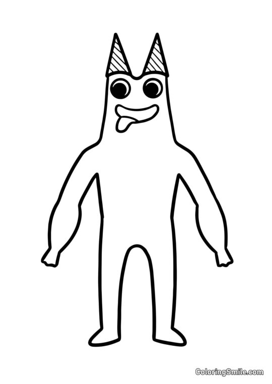 Banban mostra la lingua - Pagina da Colorare