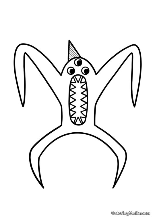 Nabnab dalla scuola materna di Banban - Pagina da Colorare