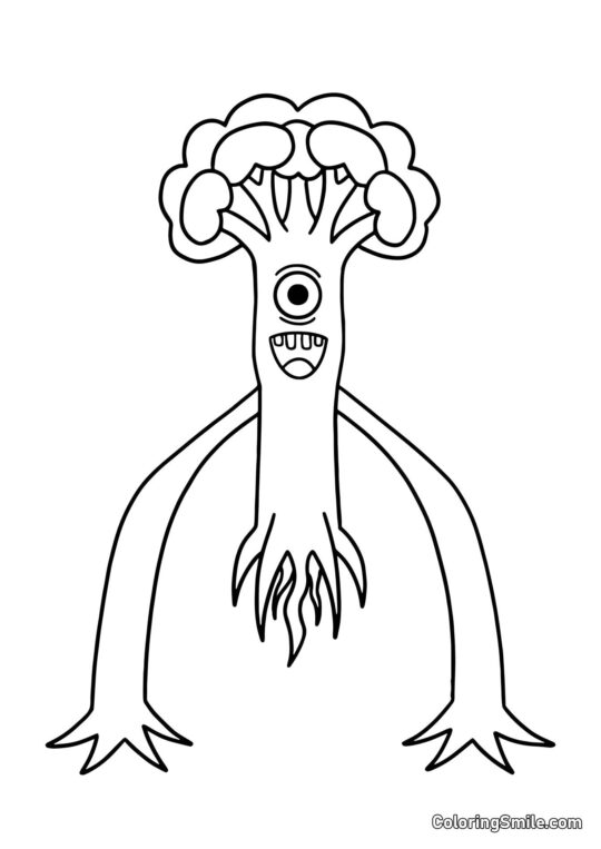 Tall Victor dalla scuola materna di Banban - Pagina da Colorare