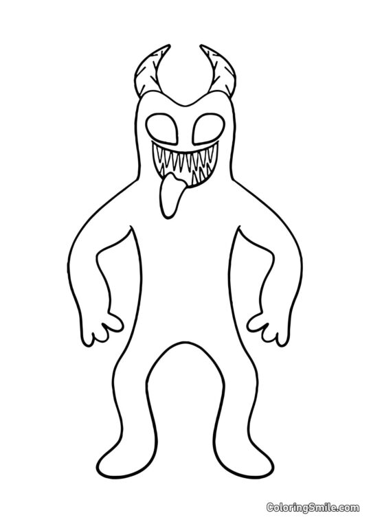 Evil Banban - Pagina da Colorare