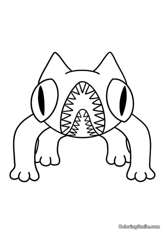 Lazcat dalla scuola materna di Banban - Pagina da Colorare